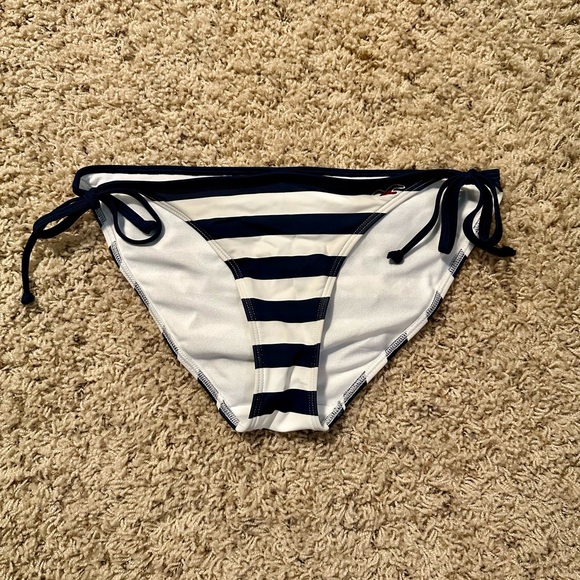 Hollister Other - Hollister Blue and White Strip Bikini Bottom